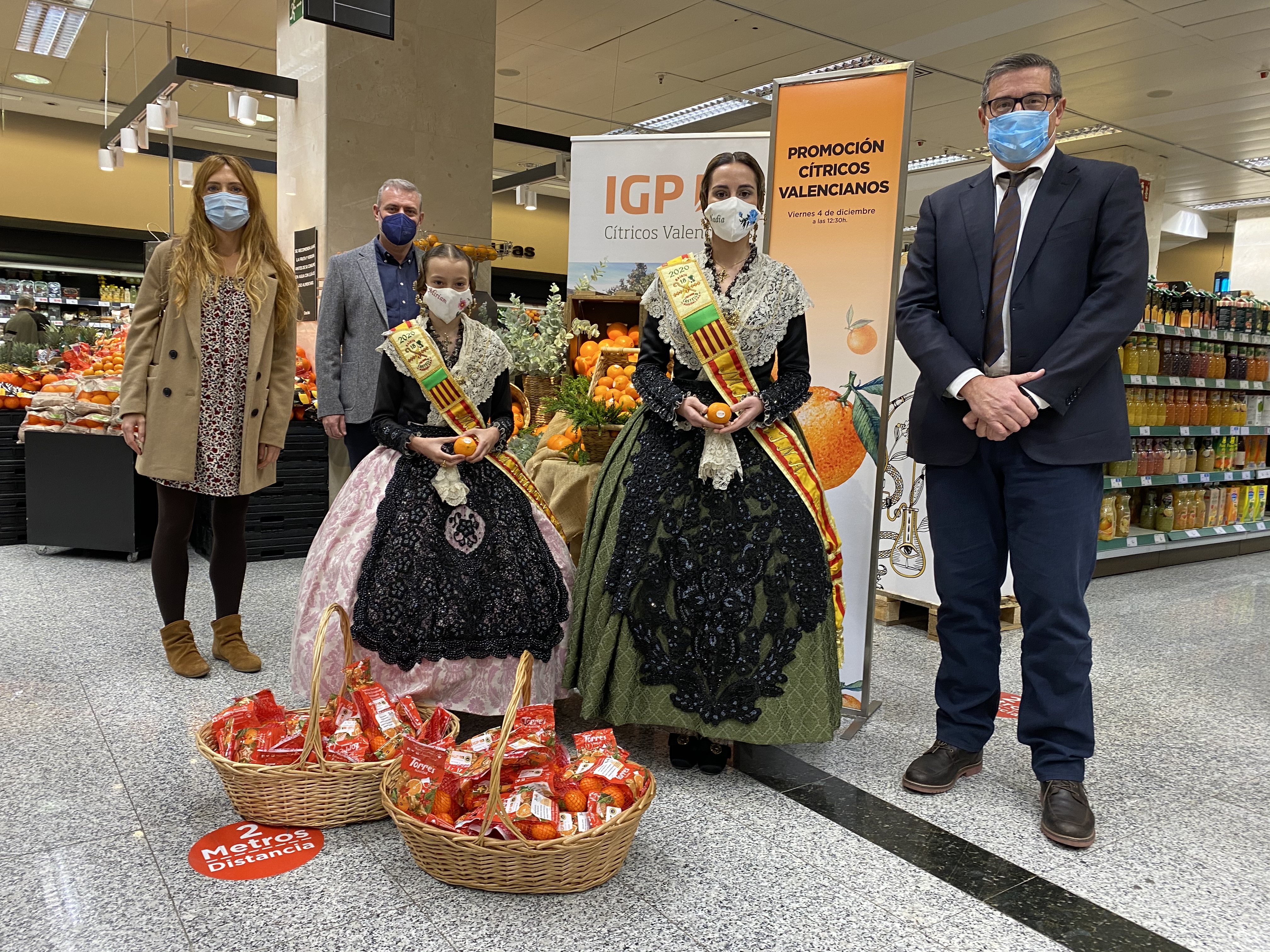 El 'Món de la Festa' promociona las naranjas valencianas con sello IPG en El Corte Inglés