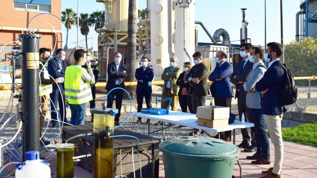 Enagás visita la EDAR de Castelló de Facsa para interesarse por el proyecto de Trovant Technology  