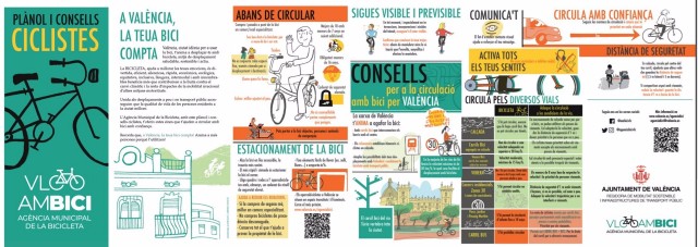 La nueva guía de la bicicleta recoge consejos de uso y seguridad e información sobre aparcamientos