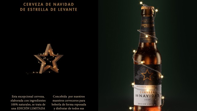 La 'Cerveza de Navidad' de Estrella de Levante ya se puede comprar online