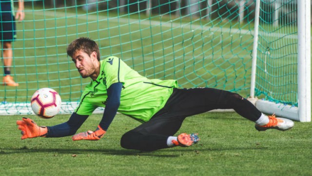 Aitor vuelve al grupo y apunta al partido ante el Getafe
