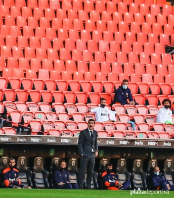 Javi Gracia no encuentra su once