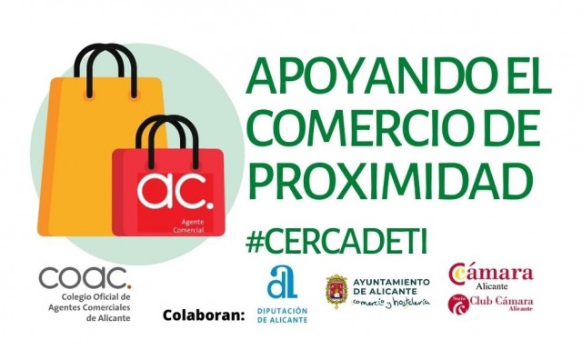 El Colegio de Agentes Comerciales de Alicante crea una campaña a favor del comercio de proximidad