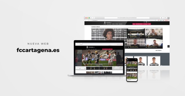 El Cartagena lanza su tienda on line y nueva página web 