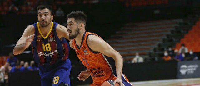 Valencia Basket se juega su último colchón copero ante el Barça en el Palau
