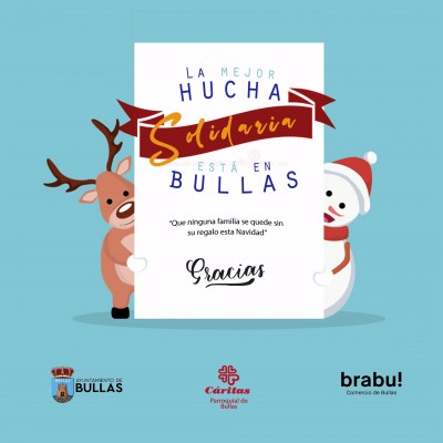 'La mejor hucha solidaria', la iniciativa en Bullas para que ninguna familia se quede sin regalos