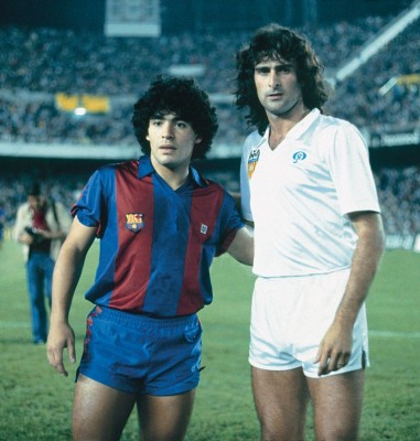 Kempes i Maradona