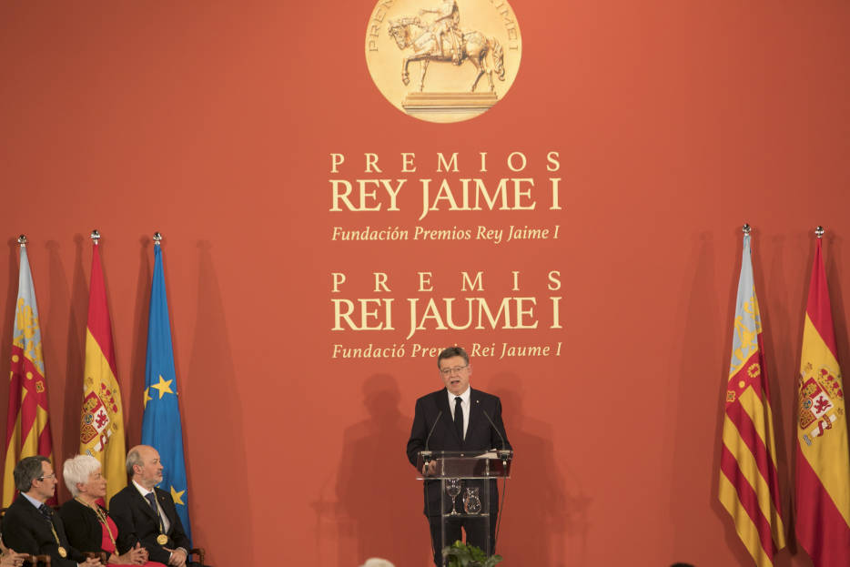 Los Premios Jaime I se entregan este lunes con aforo reducido y presididos por la reina Letizia