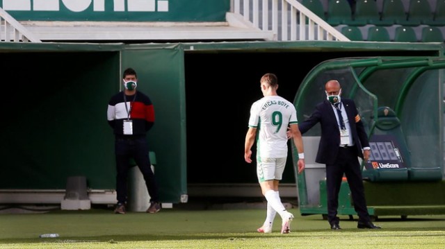 El Elche sufrió su primera expulsión desde su regresó a Primera