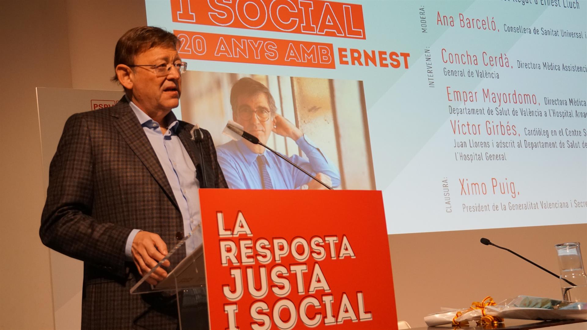 El PSPV rinde homenaje a Ernest Lluch, 