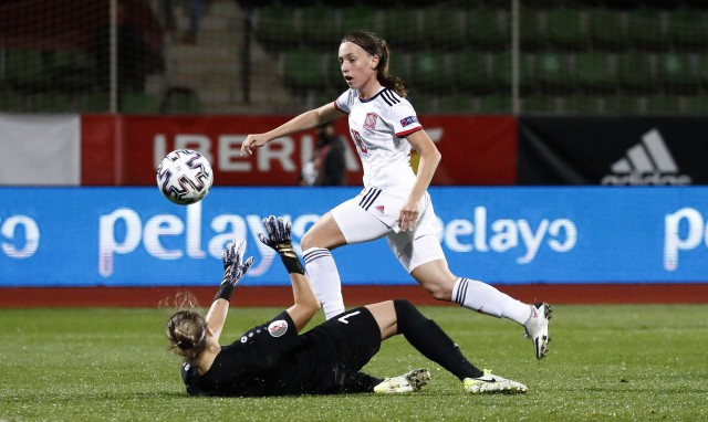 Eva Navarro, tras su debut goleador con España: 