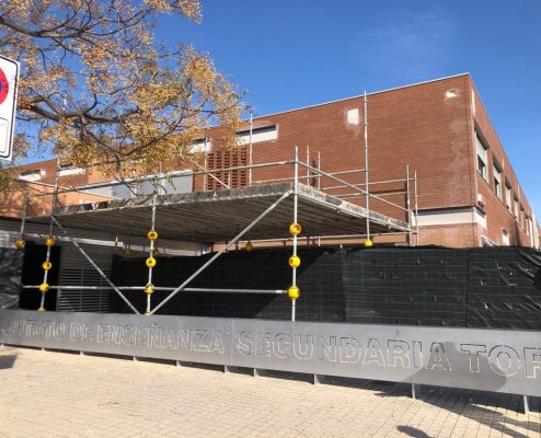 Elche concede a Conselleria licencia de obra para que la rehabilitación de la fachada del IES Torrellano