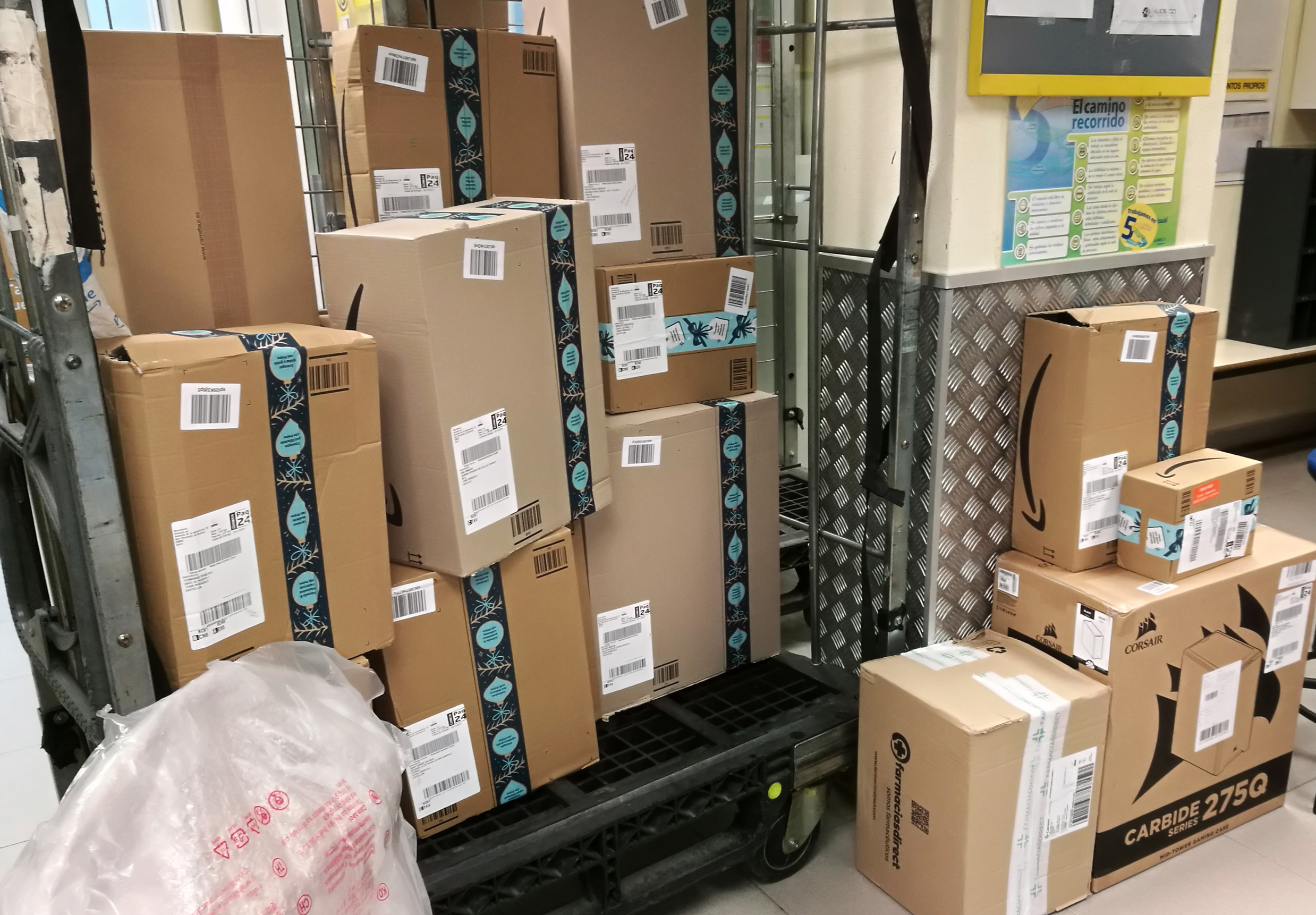 Trabajadores de Correos de Castellón reclaman
reconocimiento e incentivos por el 'black friday'