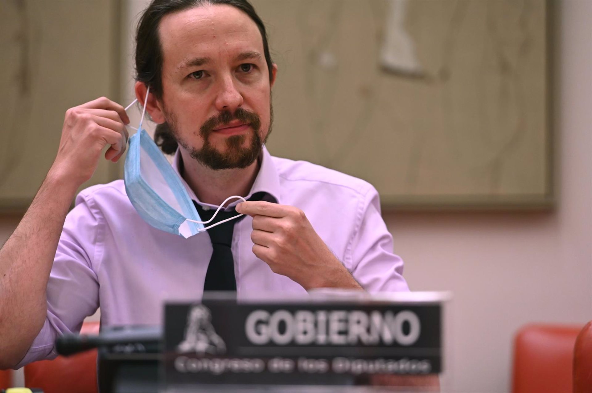 Iglesias anuncia un acuerdo para impedir desahucios de personas vulnerables