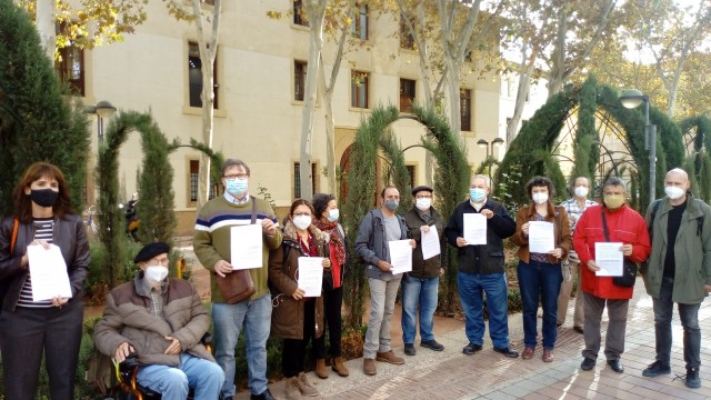 Protesta contra la comisión sobre la llegada de pateras: 