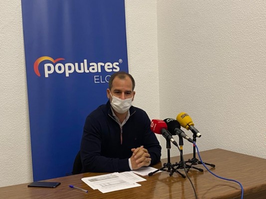 El PP de Elche asevera que el nivel de ejecución de 2020 es bajo y que es por falta de trabajo del bipartito