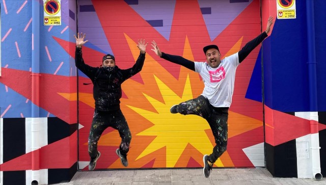Marest ya es profeta en su tierra: 'Implosión', un alarde de pop y color en el corazón de Elda