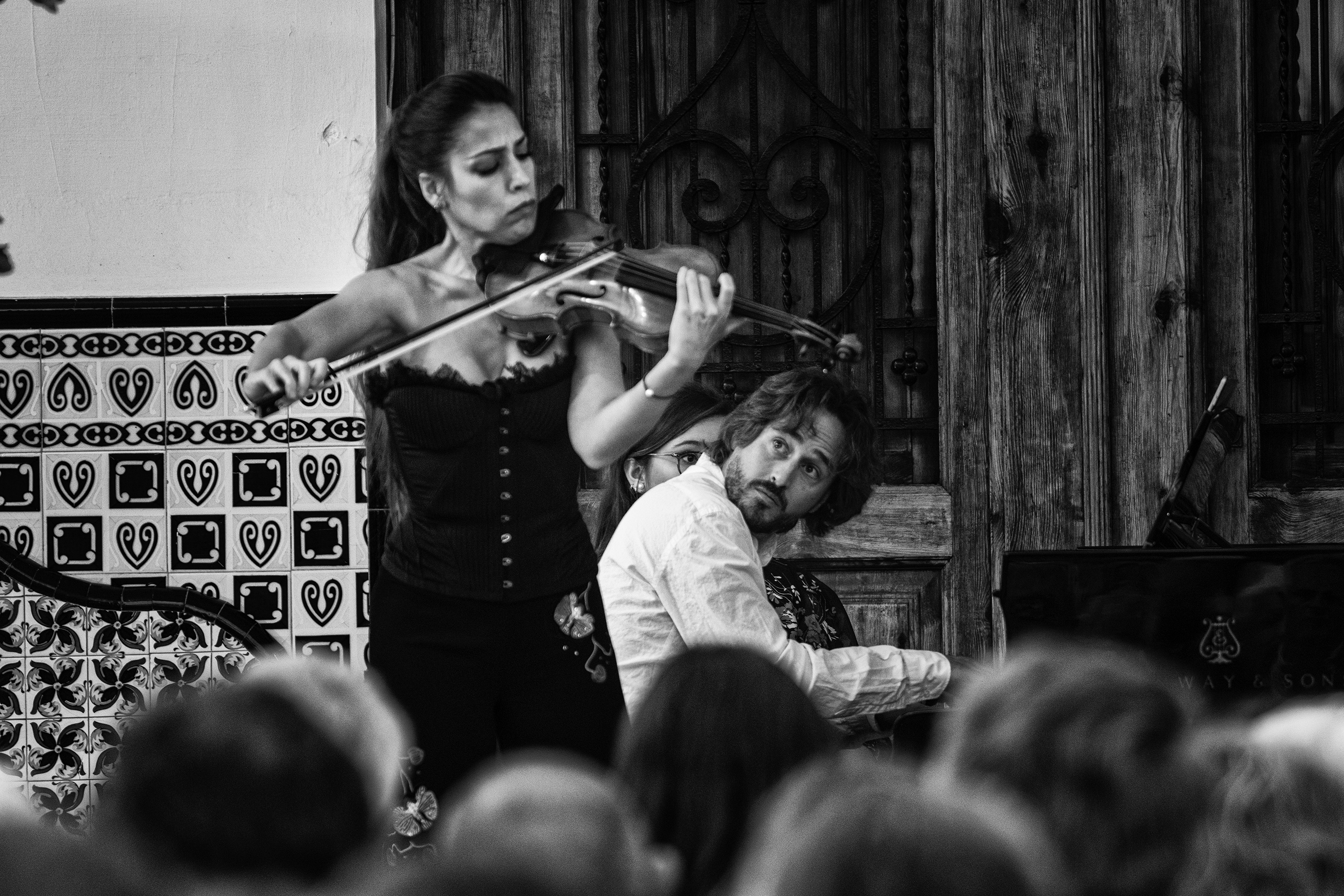 La violinista Leticia Moreno y el pianista Antonio Galera - 