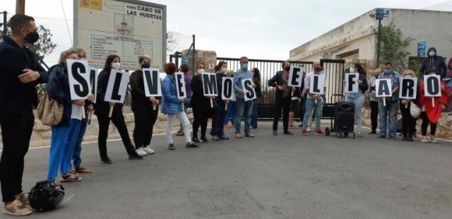 Salvem el Far activa su campaña de recursos frente a la concesión del faro del Cabo de las Huertas