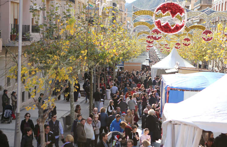 Feria de Navidad de Xixona en imagen de archivo. Foto: AP - 