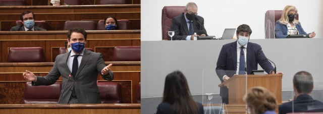 Ofensiva de Miras y Egea: reprochan al PSOE que pacte con Bildu... mientras expulsó a la alcaldesa de Cartagena