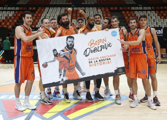 Bojan Dubljevic se convierte en el máximo anotador de la historia del Valencia Basket
