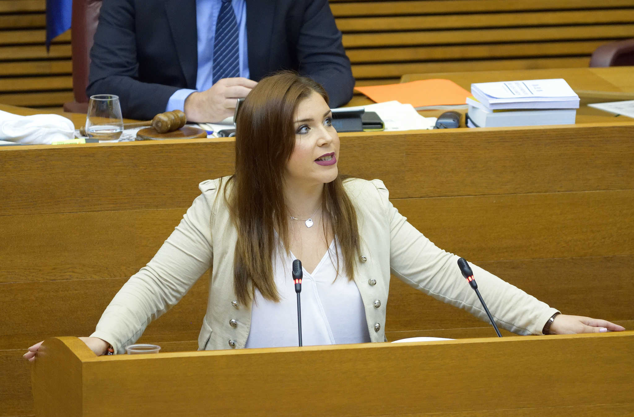 La portavoz de Ciudadanos en Les Corts, Mari Carmen Sánchez. Foto: CORTS - 