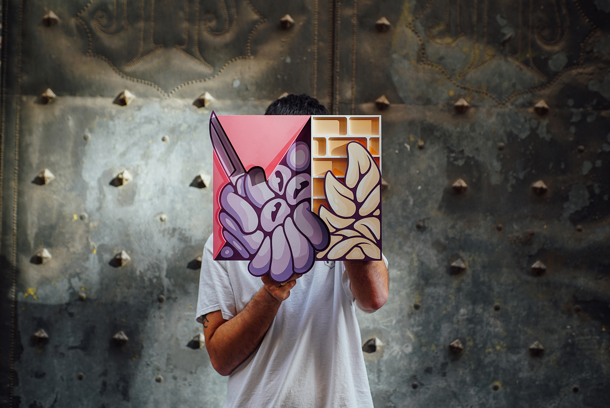 El artista mural Mentalink presenta su primera exposición en solitario en La Mercería