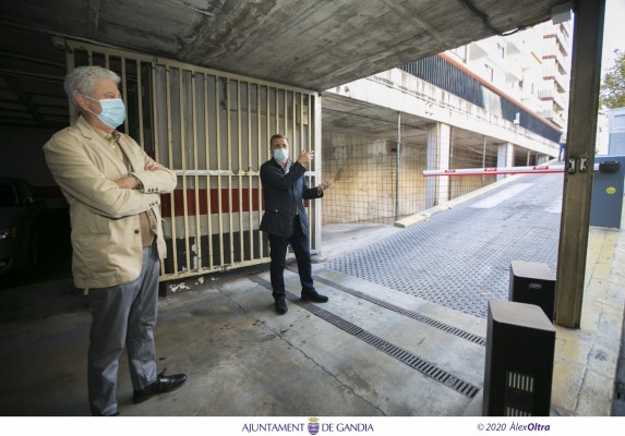 Gandia invierte 230.000 euros en la mejora del parking del Centro Histórico 