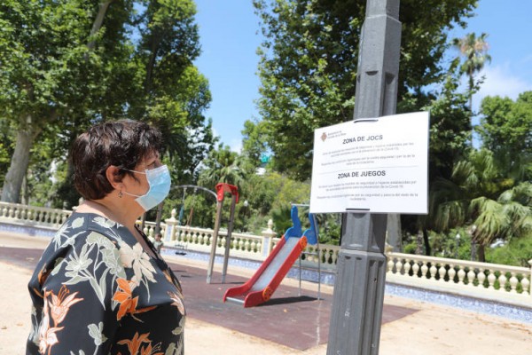 Castelló cerrará desde este viernes todos sus parques infantiles para evitar aglomeraciones 