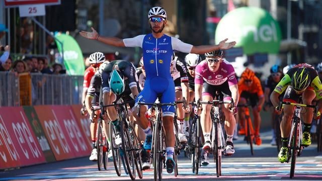 Gaviria hace triplete en Reggio Emilia y Dumoulin sigue de rosa