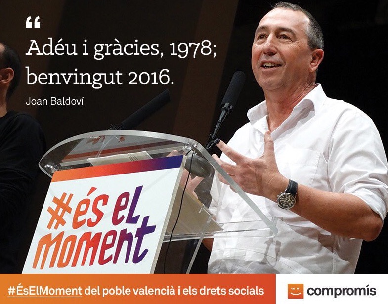 Cartel de Ribó difundido por Compromís (Foto: Twitter) - 