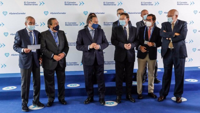 Puig pide aprovechar los fondos europeos para acabar el Corredor Mediterráneo