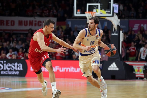 Valencia Basket buscará mantener su buena racha ante el Bayern en su tercera visita al Audi Dome
