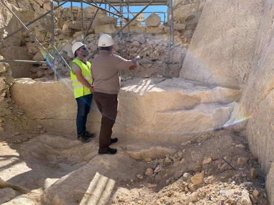 Recta final en la restauración del Baluarte de Mina en Santa Bárbara: será visitable en primavera
