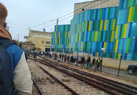 El tramo de Cercanías entre Silla y Benifaió, cortado durante toda la jornada del viernes por las lluvias