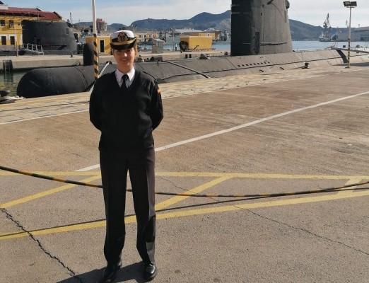 Soy la primera oficial en submarinos en la Armada de manera fortuita, pero alguna vez tenía que suceder