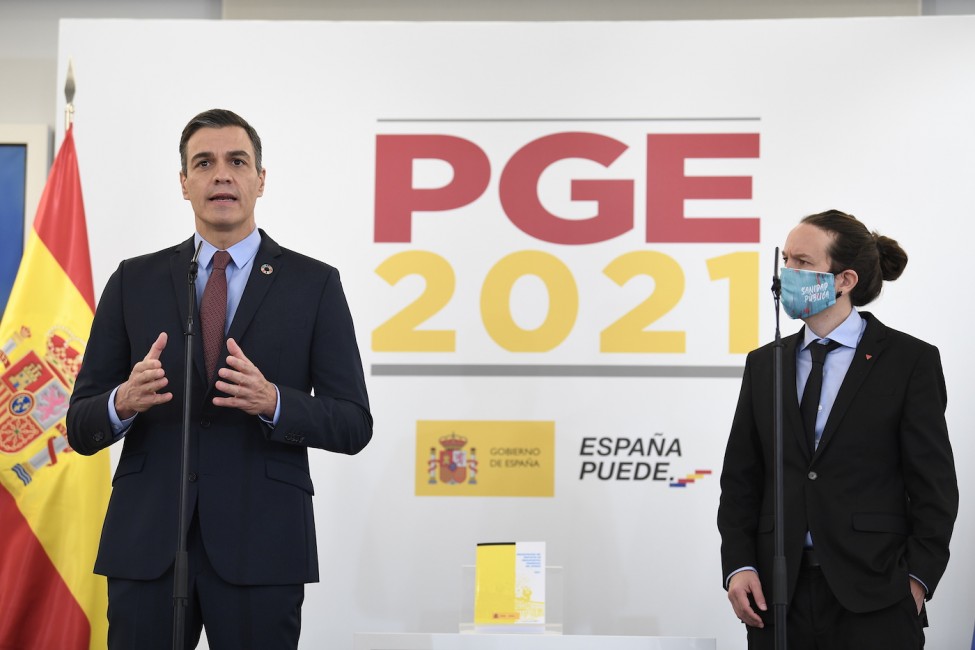 Pedro Sánchez y Pablo Iglesias. Foto: MONCLOA - 