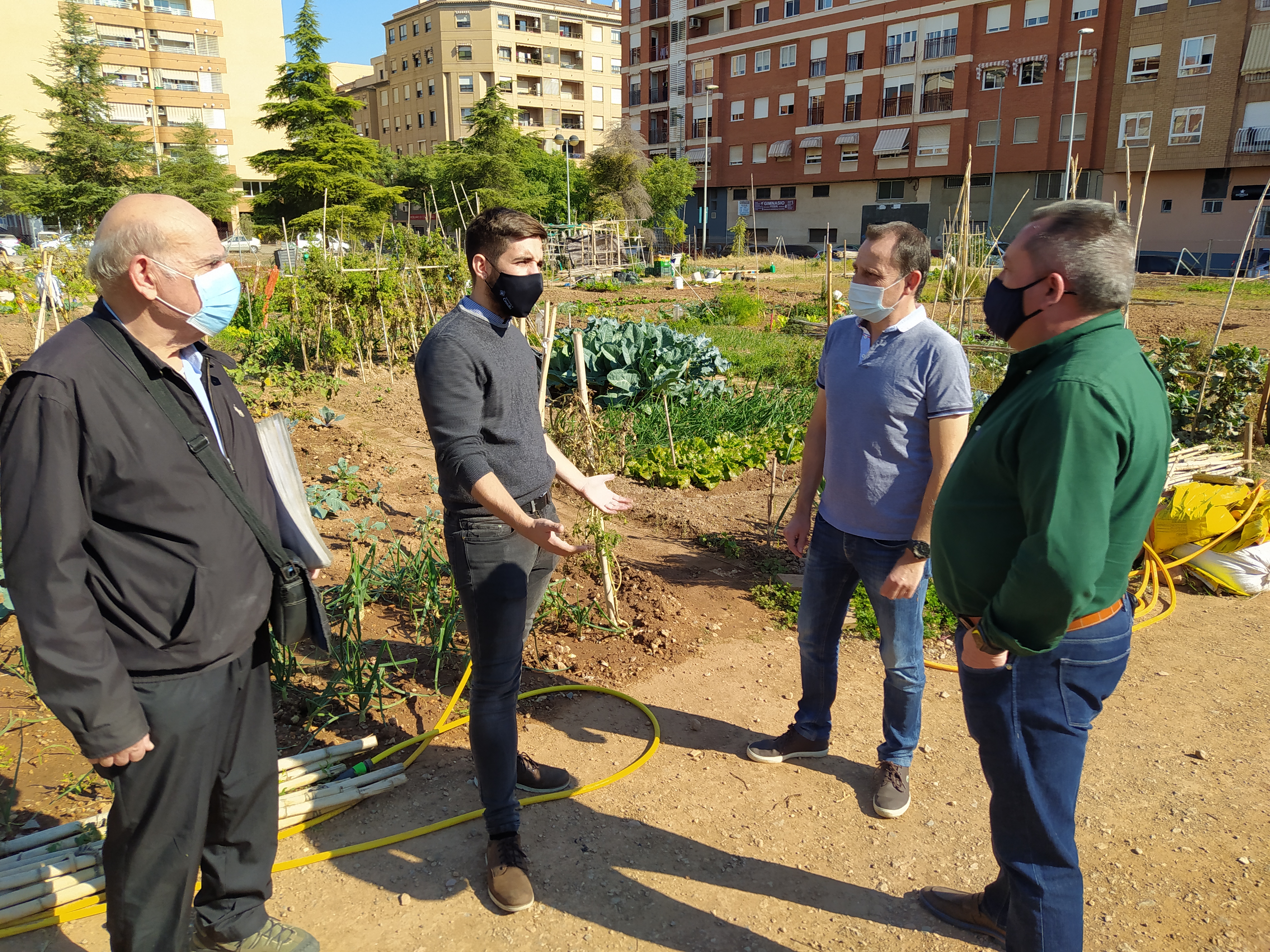 Castelló reubica el huerto urbano del distrito sur de la calle Onda por la construcción de la residencia