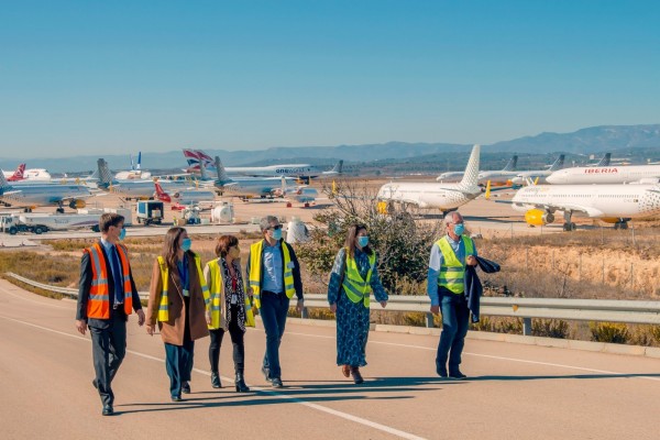 España destaca las obras en el aeropuerto de Castellón 