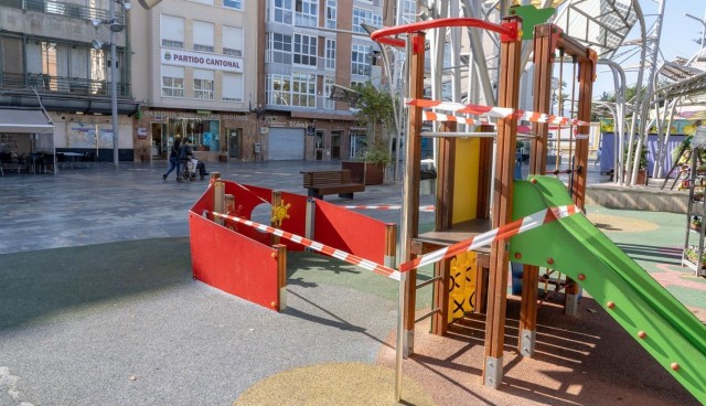 Cartagena precinta, sin fecha de reapertura, los parques infantiles del municipio 