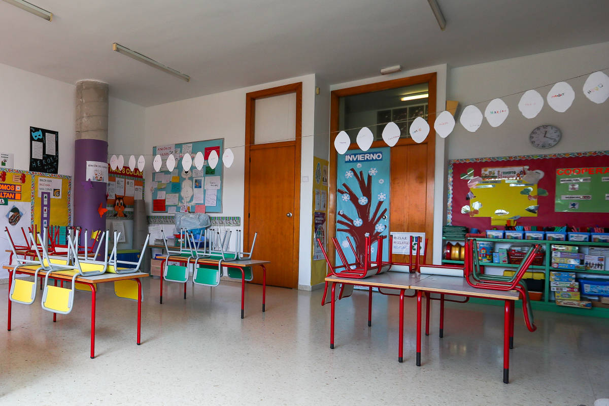 La octava semana del curso finaliza con 568 clases confinadas de 367 centros