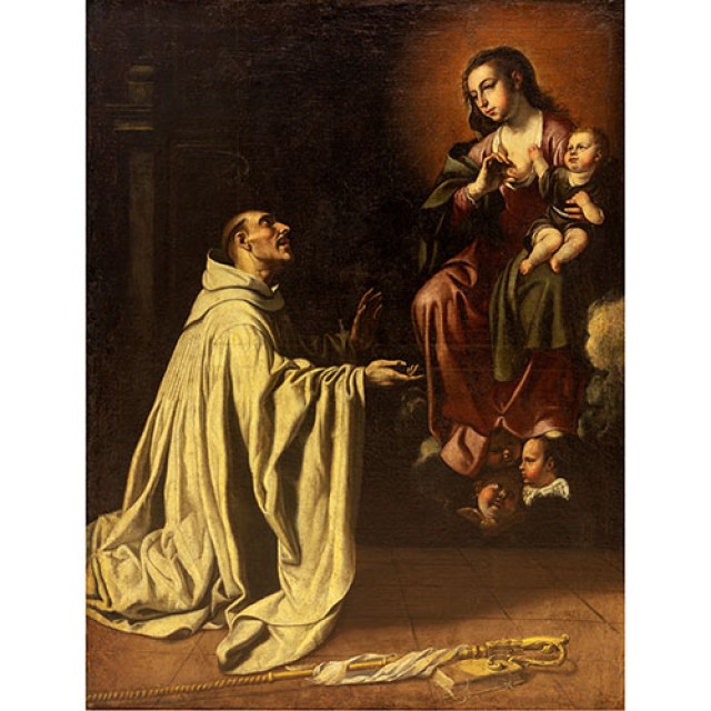 El Museu de Belles Arts de València adquireix ‘Visió mística de Sant Bernat’, de Jeroni Jacint Espinosa

