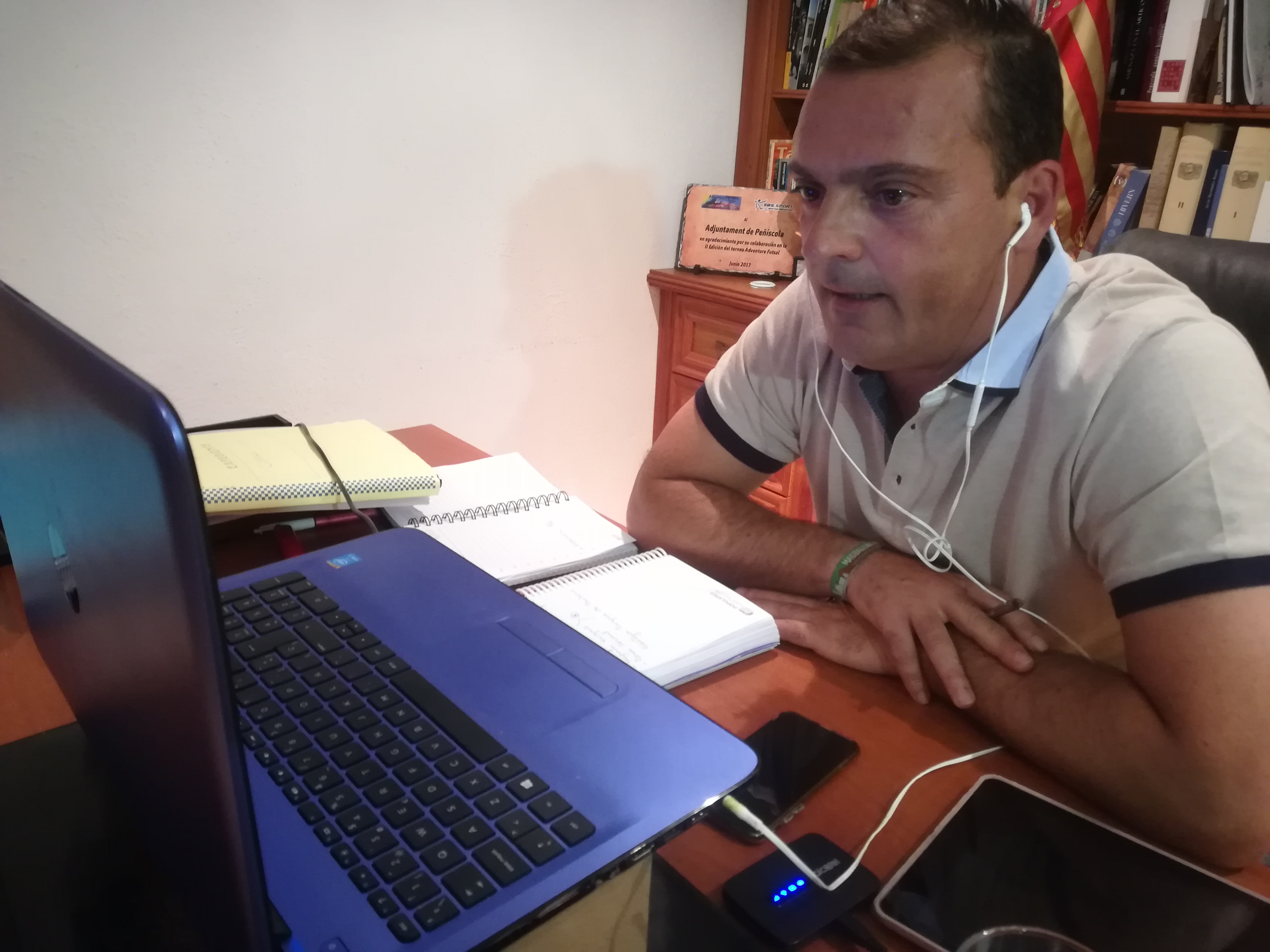 Andrés Martínez, alcalde de Peñíscola. - 