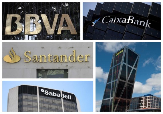 Los cinco grandes bancos han recortado en España más de 700 oficinas y 1.700 empleos este año