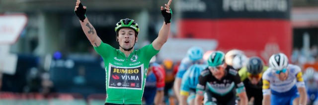 Roglic logra triplete en Suances y se acerca a Carapaz, que sigue líder