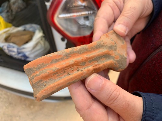 Hallan restos ibéricos en las obras de la calle Fossar de Elche