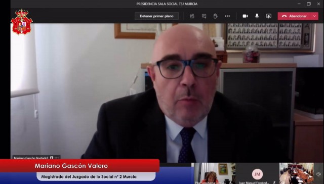 El magistrado Mariano Gascón, nuevo presidente de la Sala de lo Social del TSJRM