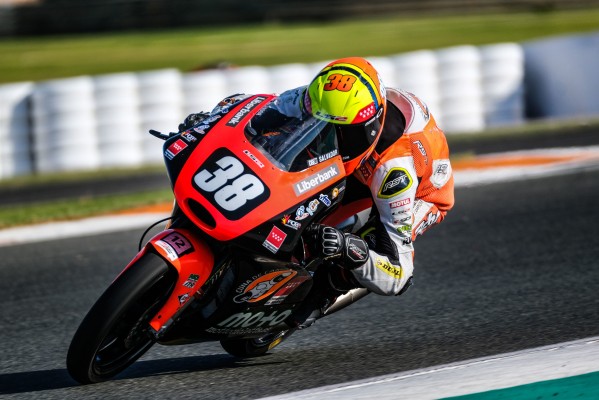 David Salvador, candidato a pelear por el podio final de Moto3 en Valencia
