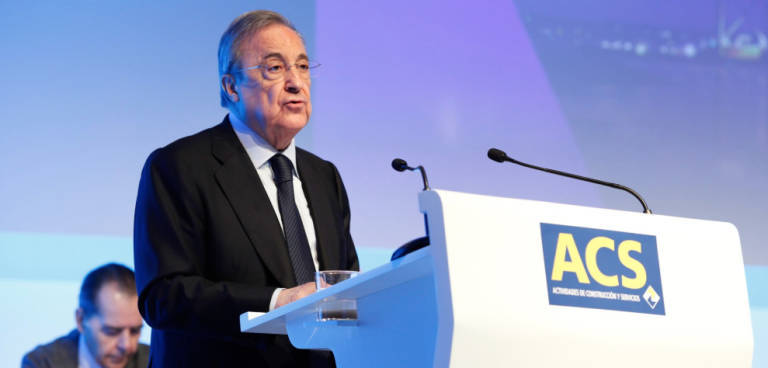Florentino Pérez, presidente de ACS - 